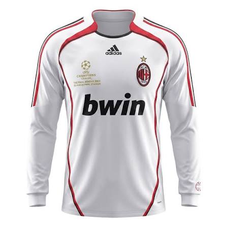 AC Milan Away 2006/07 Long Sleeve Retro Jersey