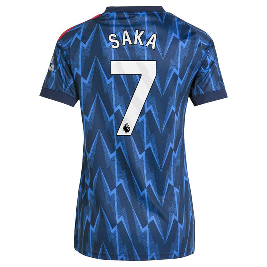 Saka Arsenal Blue Jersey 25/26