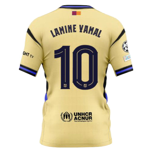Lamine Yamal Barcelona Cream Jersey 25/26